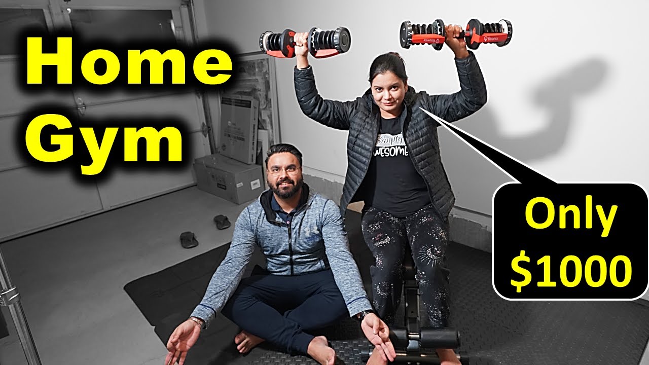 Ghar Mai Hi GYM Setup Kaise Kiya? 😎 | Canada Couple Vlogs