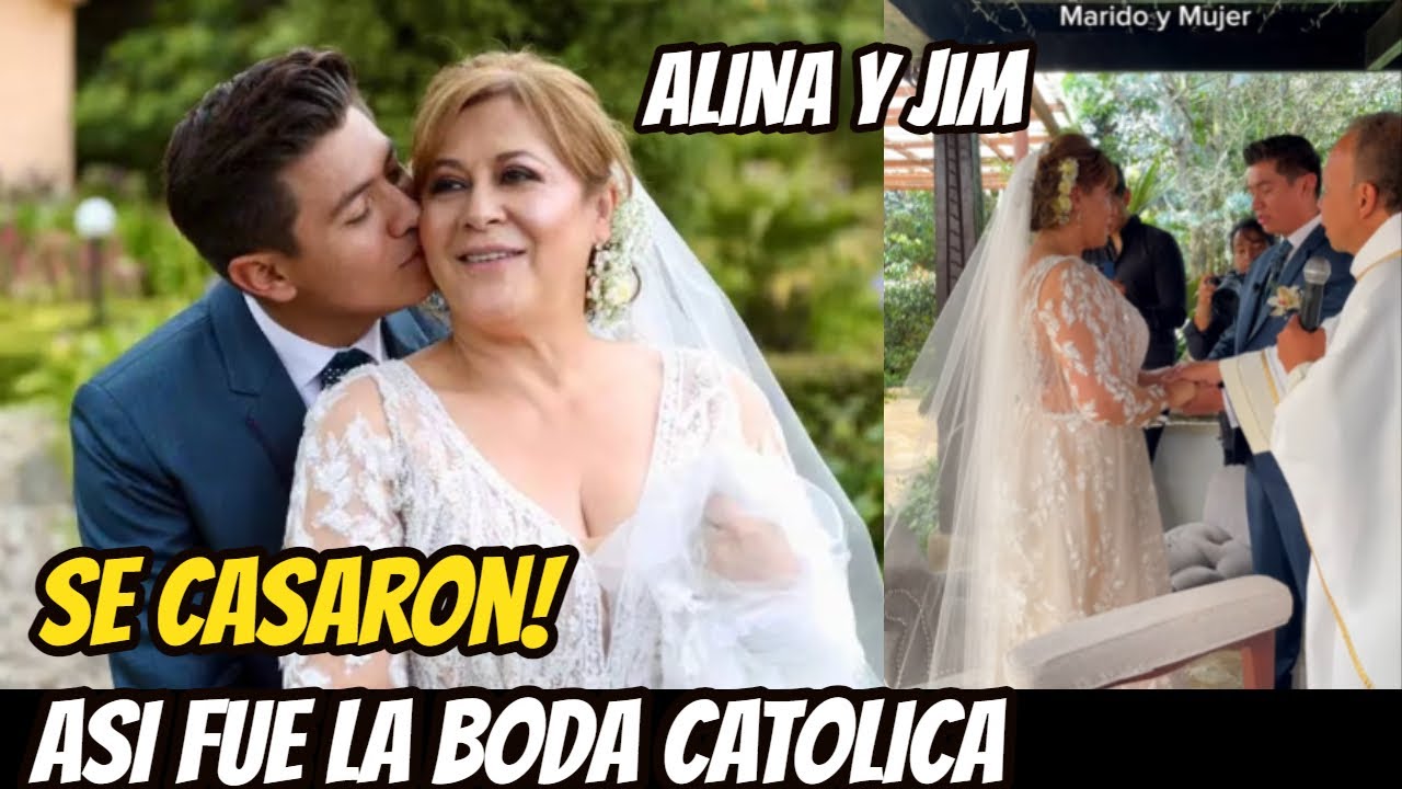 EN MEDIO de LÁGRIMAS! ASÍ FUE LA BODA de ALINA LOZANO y JIM VELÁSQUEZ!