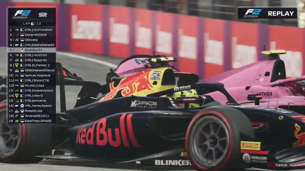 YRL Tier 3 F2 Singapore Sprint Race