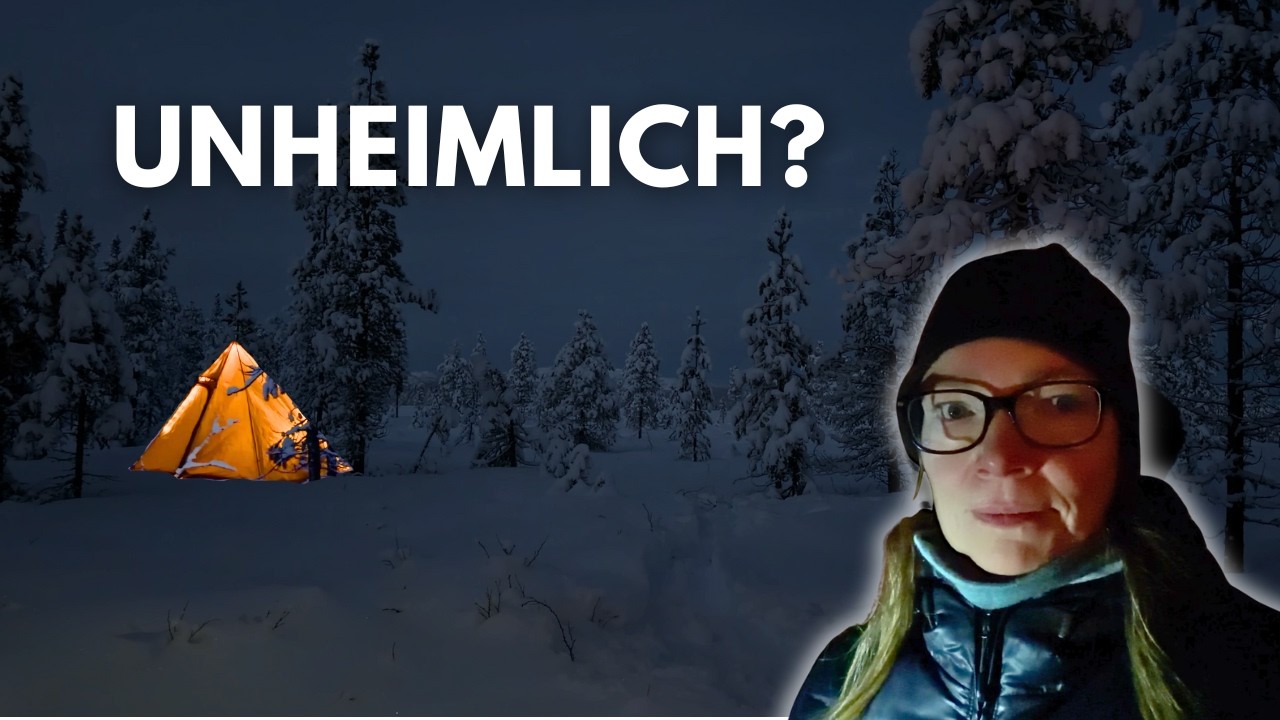 Camping alone in winter: Aren't I scared? 😰 [Solo Camping]