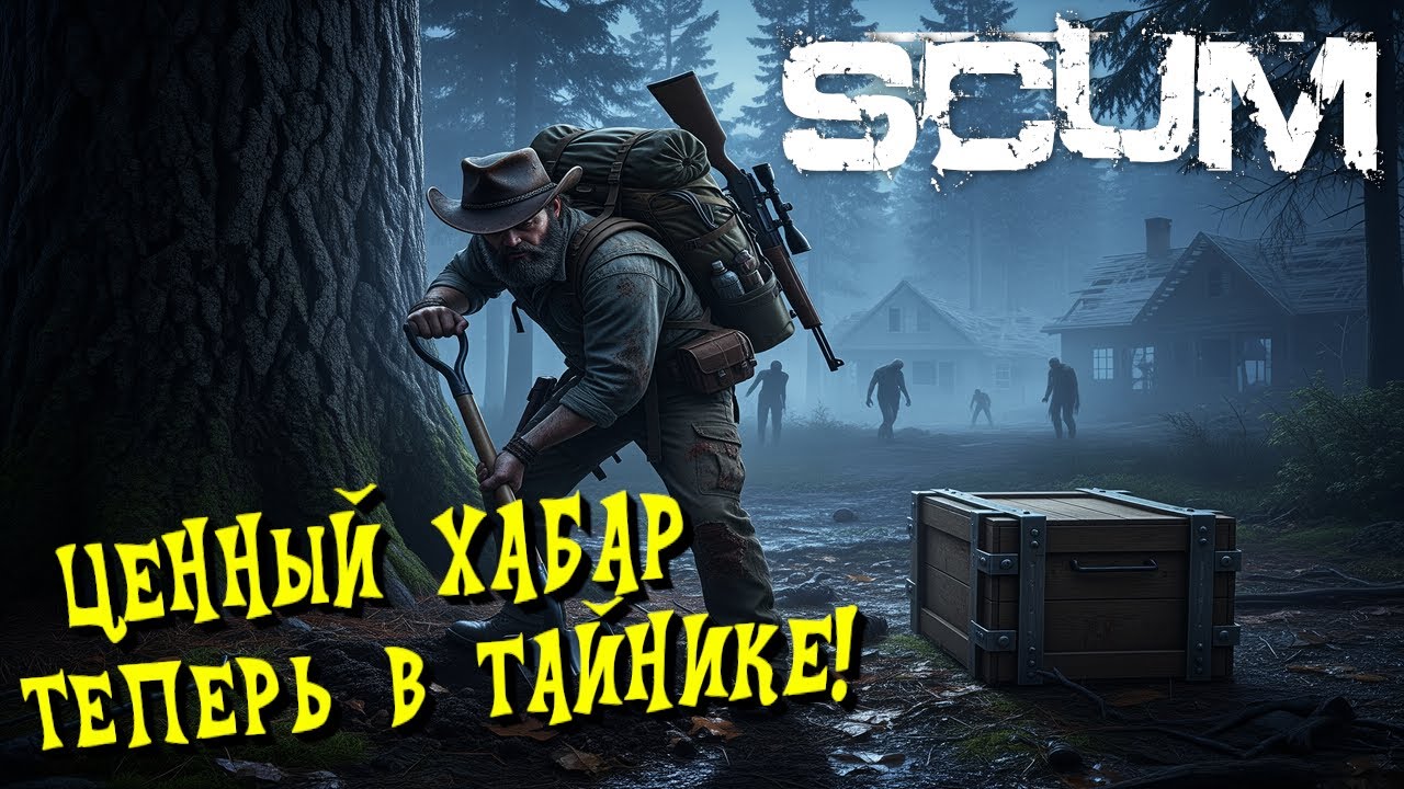ДЕД НАШЕЛ ГДЕ СПРЯТАТЬ СВОЙ ХАБАР! SCUM