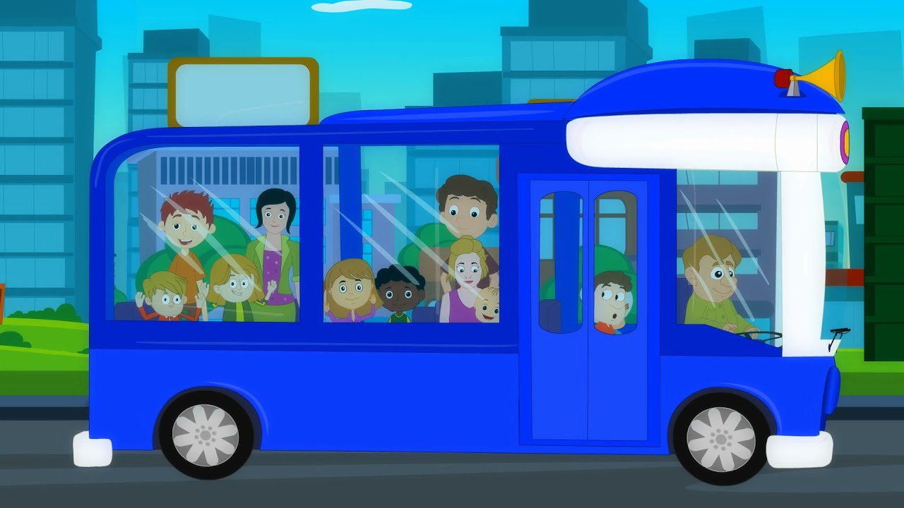 Wheels On The Bus | Childrens Nursery Rhymes Kids & Baby Songs