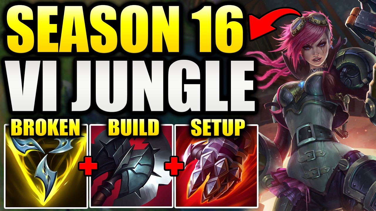HOW TO CLIMB WITH VI JUNGLE IN SEASON 16! (+NEW BUFFS)