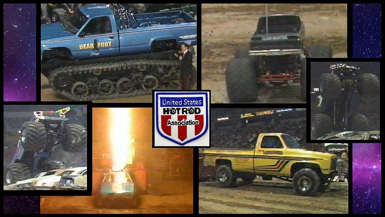 1988 USHRA TRUCK PULLS! MONSTER TRUCKS & BEAR FOOT TRAX! DENVER COLORADO!