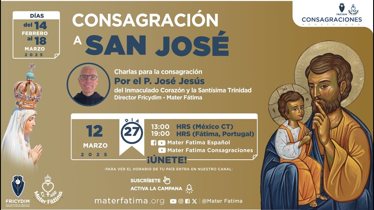 Día 27 - Charlas para la Consagración a San José