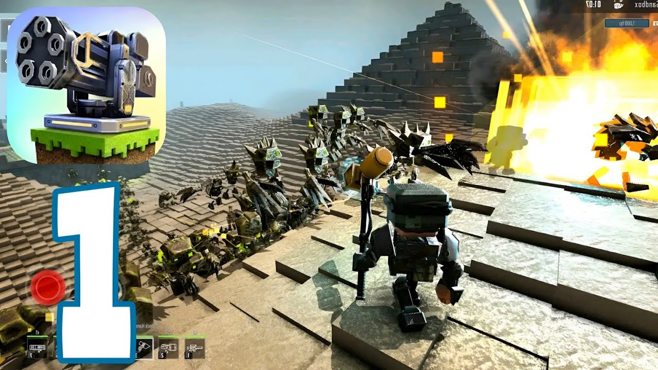 Block Fortress 2 - Tutorial - Gameplay Walkthrough Part 1 , ANDROID, iOS