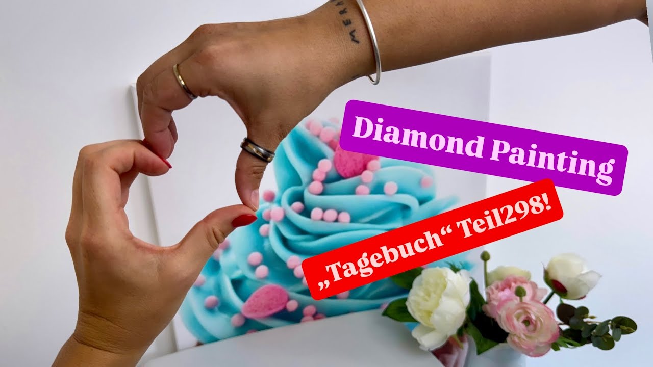 Diamond Painting „Tagebuch“ Teil298! 🙃💚 Hoher Besuch! Steffi von Pummeleinhorn is in da House! 😁💚
