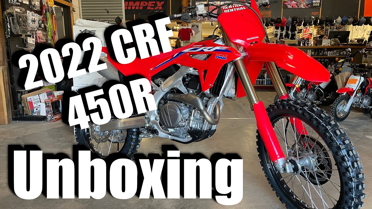 Распаковка Honda CRF 450 R 2022 года / Первый запуск / MAX’S MOTO SHOP