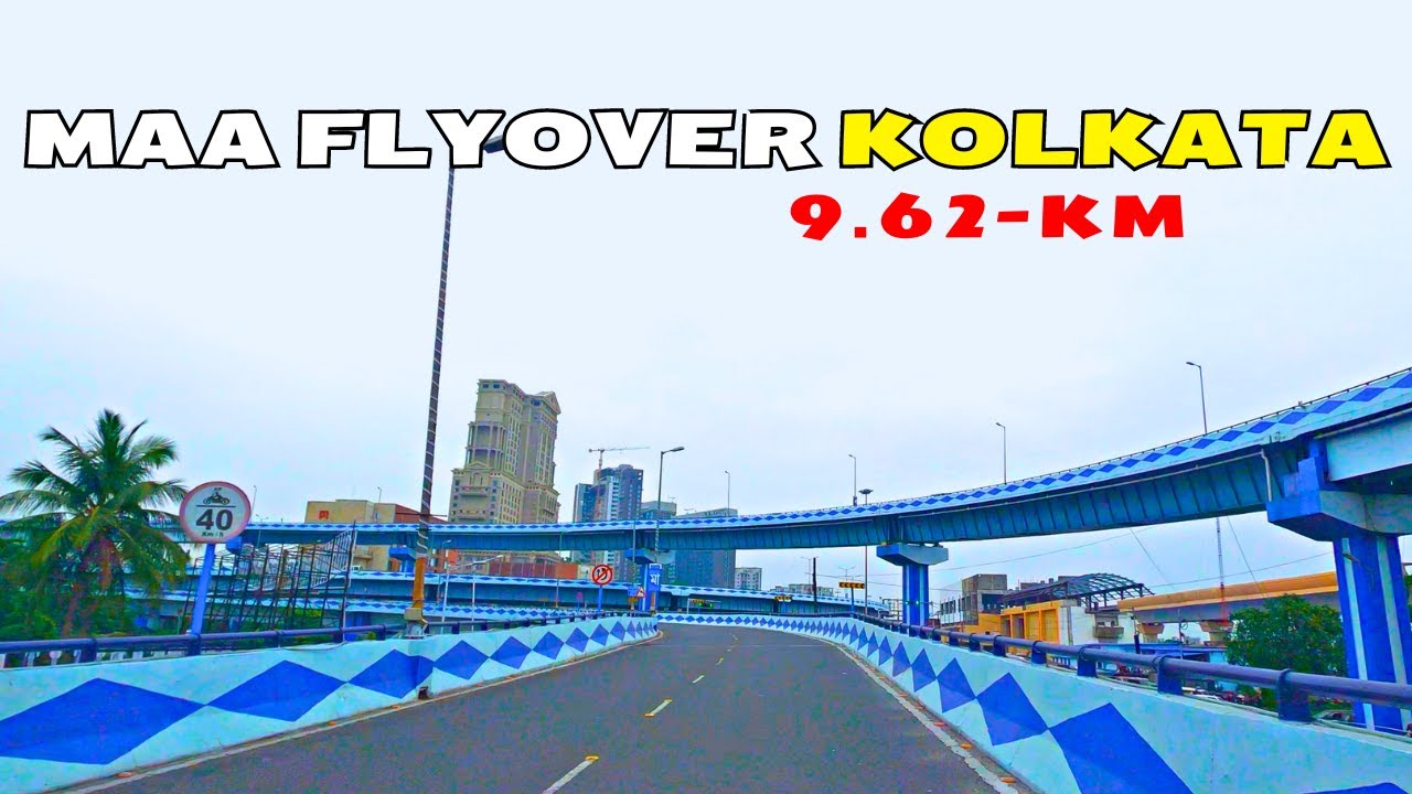 The Scenic Route: Maa Flyover: Vidyasagar Setu: Drive: Kolkata | 4K