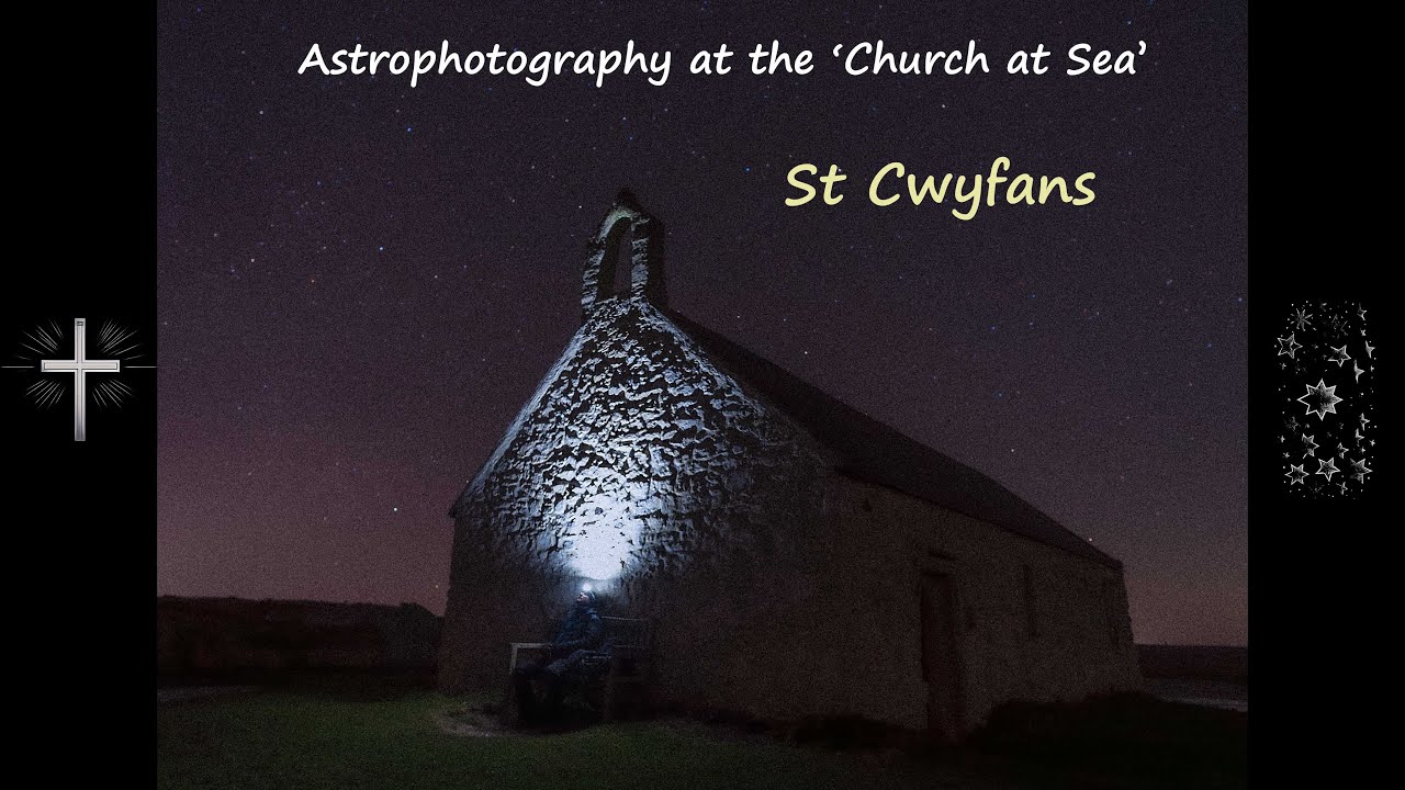 St Cwyfan - The Church At Sea and Winter Milky Way