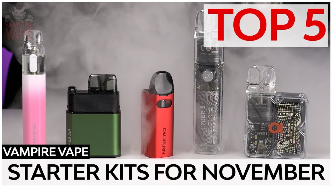 Top 5 Vape Starter Kits // Nov 2023