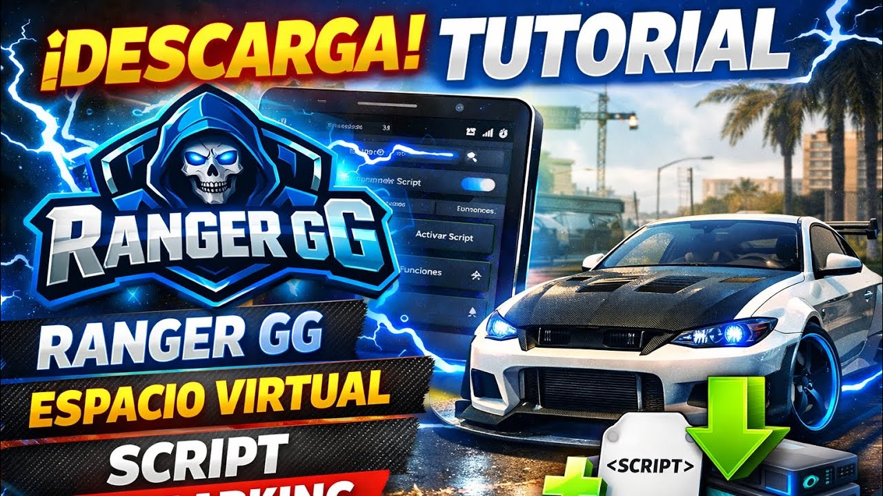 🔥 TUTORIAL | DESCARGA RANGER GG + ESPACIO VIRTUAL + SCRIPT PARA CAR PARKING 🔥
