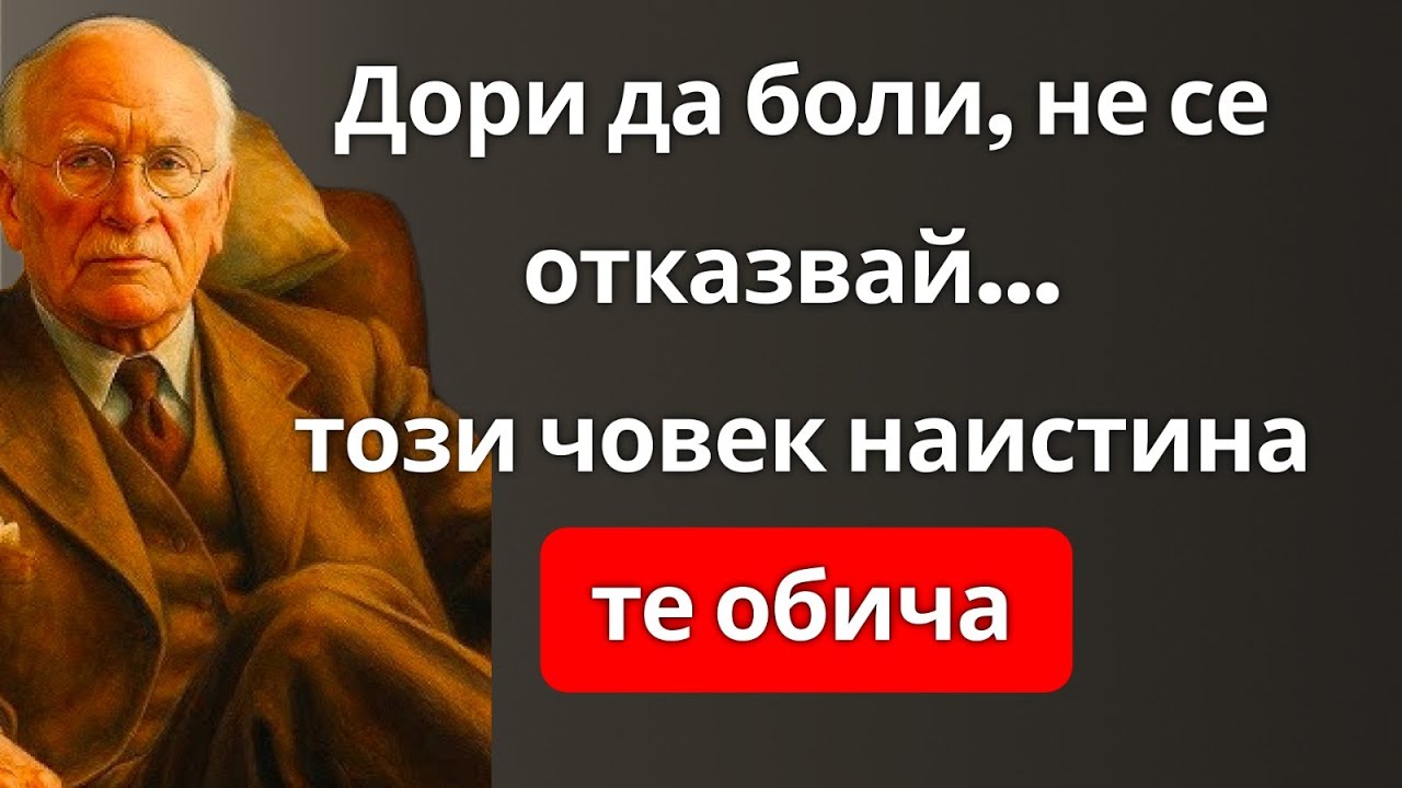Този човек наистина те обича. Не се отказвай | Карл Юнг