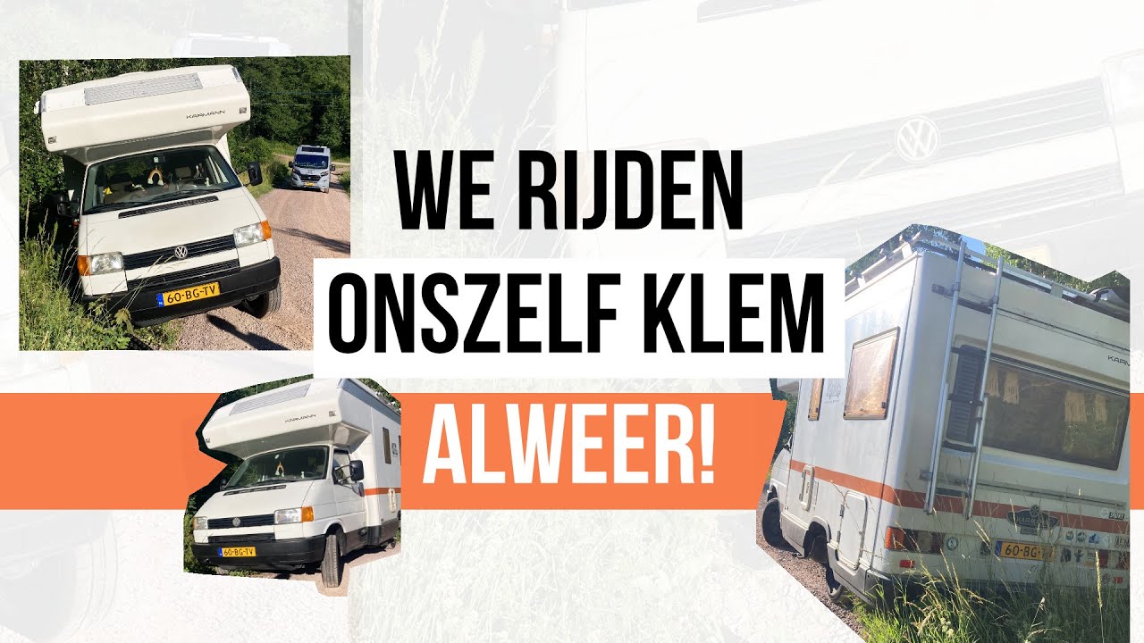 Vlog 63: CAMPER VASTGEREDEN! HOE KOMEN WE HIER UIT?