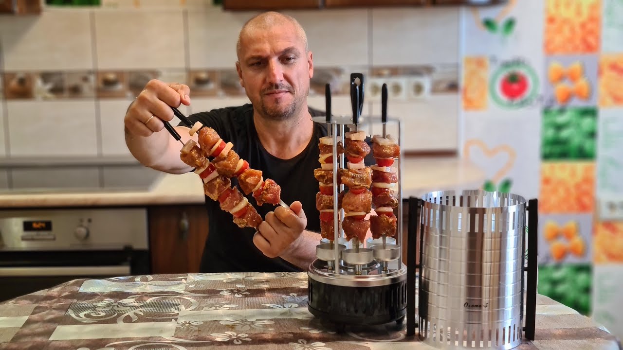 НАСТОЯЩИЙ ШАШЛЫК В КВАРТИРЕ. КУПИЛ ШАШЛЫЧНИЦУ Великие Реки 