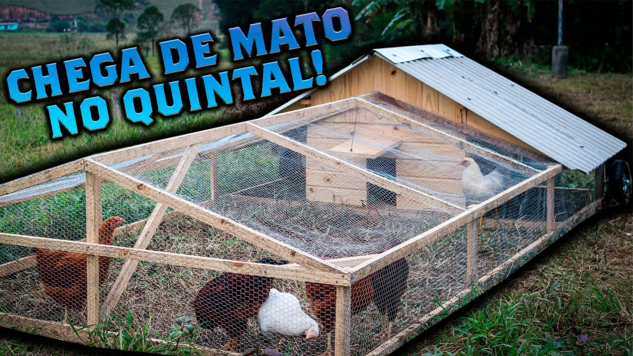 Fizemos um TRATOR DE GALINHAS! - Chácara SV