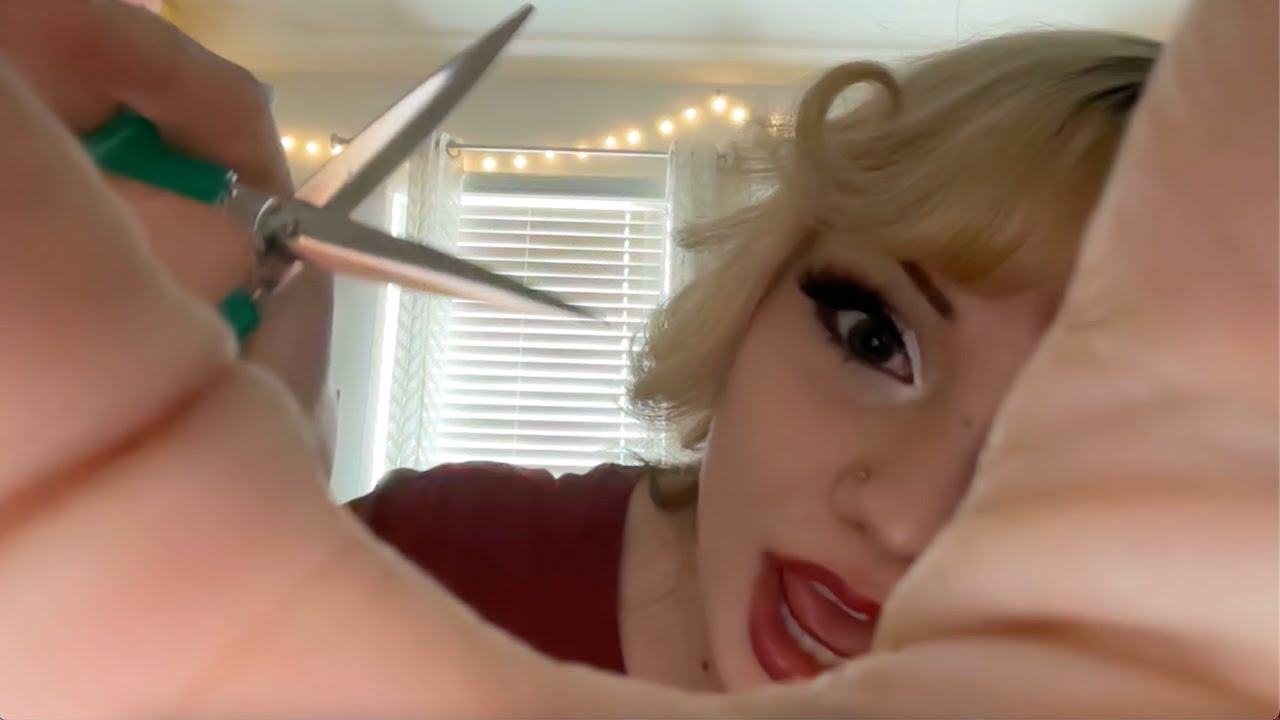 ASMR cutting ALL your hair off! (scissors, snipping, sksk, more)