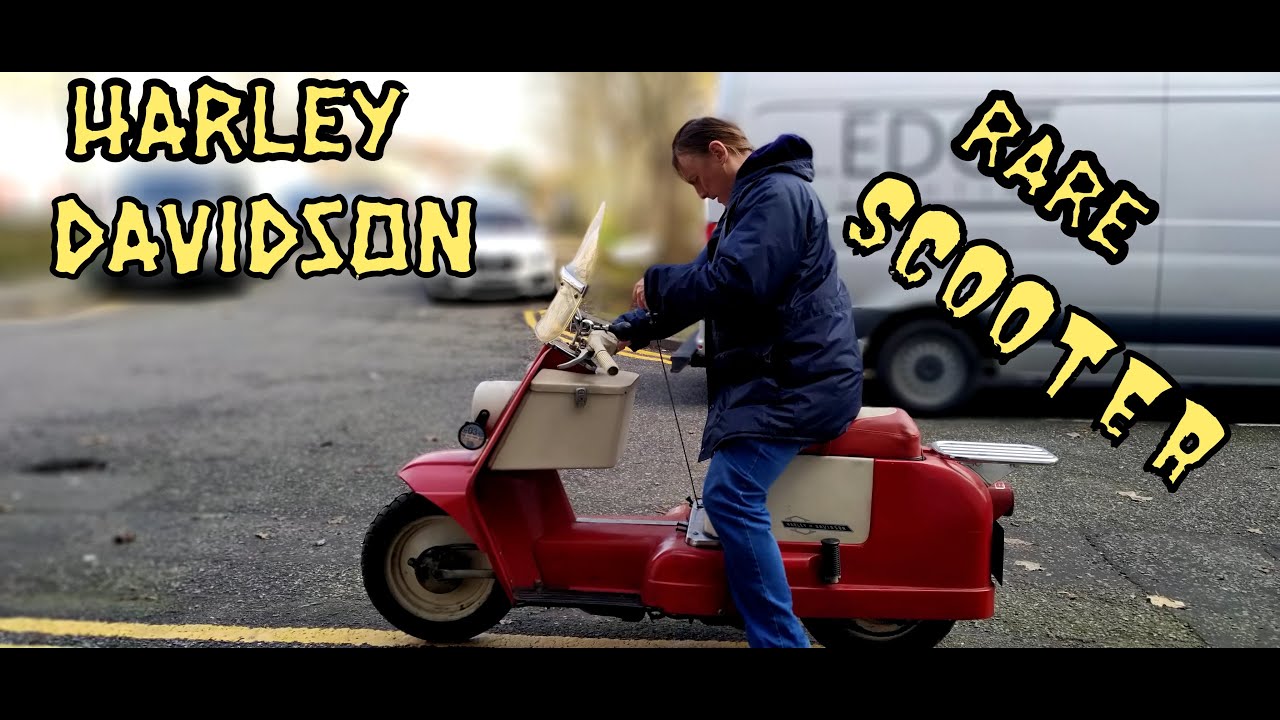 Harley Davidson Topper — осмотр редкого скутера и попытка его завести.