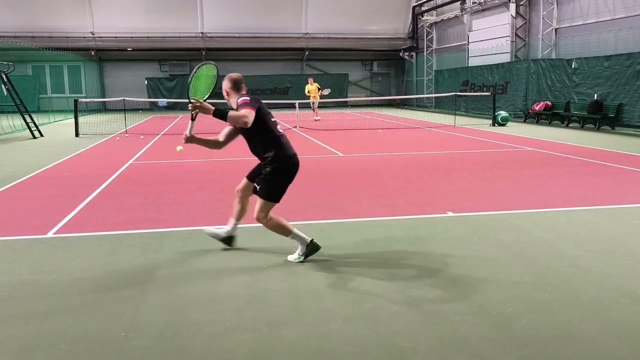 Right leg warmup #tennis