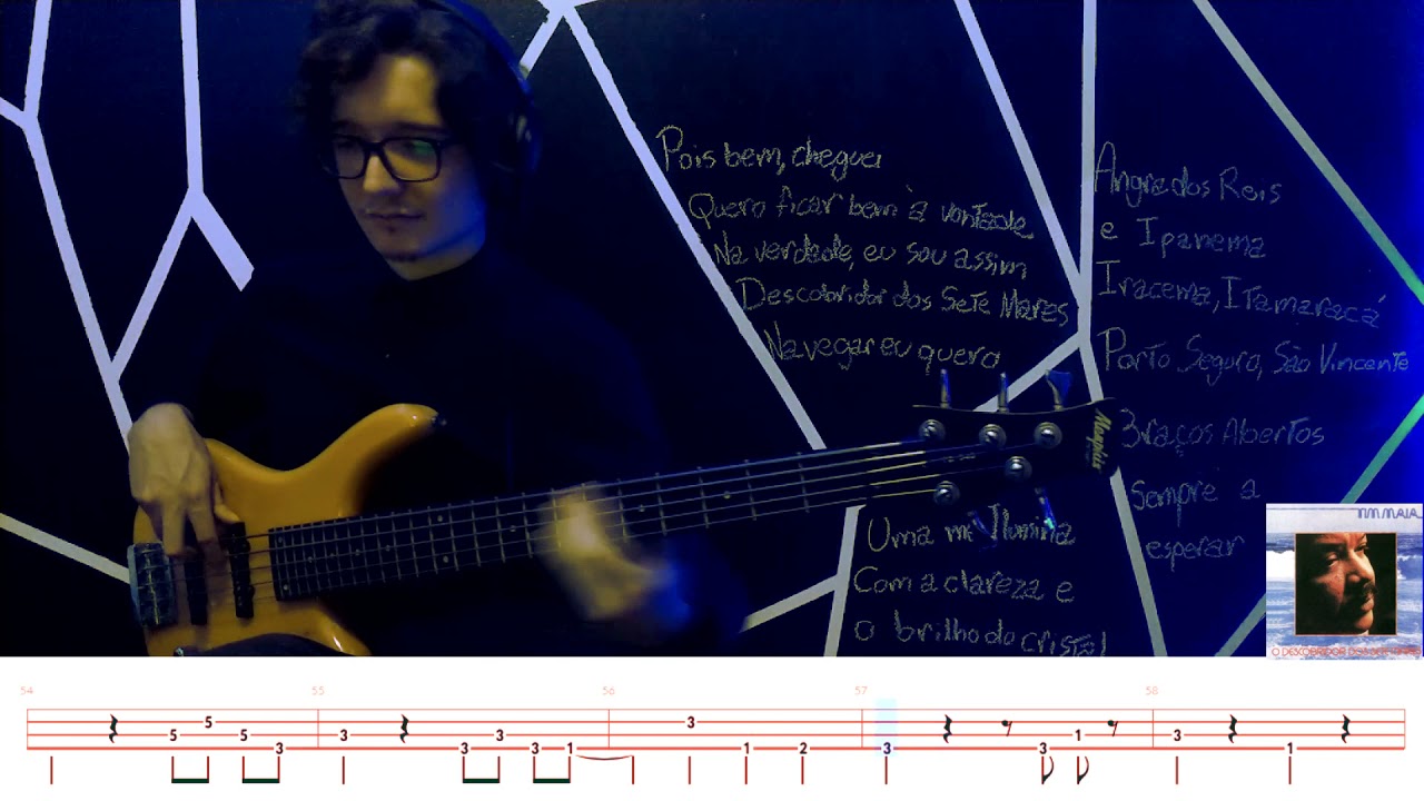 Tim Maia - O Descobridor Dos Sete Mares (Bass/Baixo Cover com Tabs)