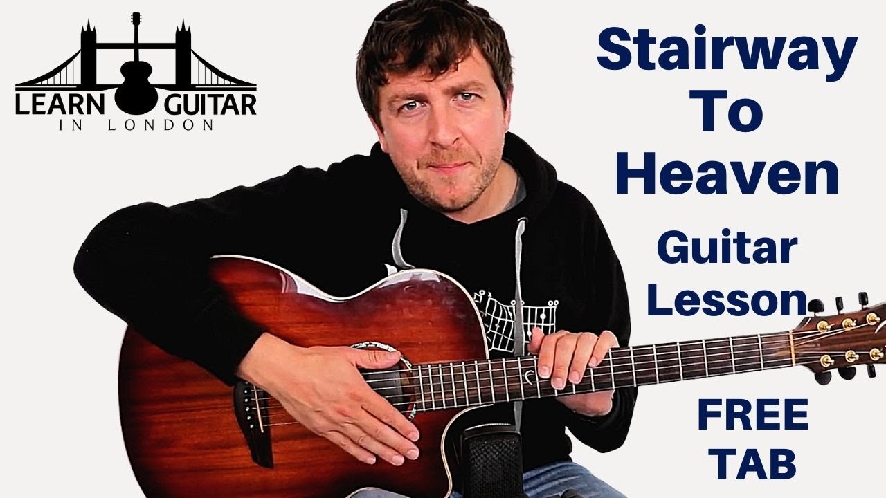 Stairway To Heaven - Acoustic Guitar Lesson - Slow Breakdown - Led Zeppelin