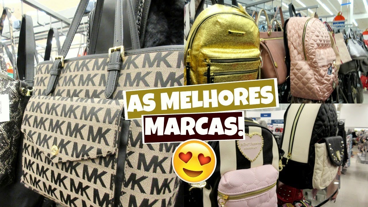PREÇO DAS BOLSAS NOS ESTADOS UNIDOS - MICHAEL KORS | CALVIN KLEIN | TOMMY | GUESS... LOJA MARSHALLS