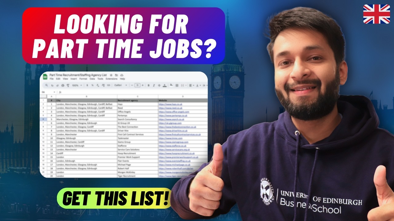 How To Easily Find Part Time Jobs In UK! 🇬🇧