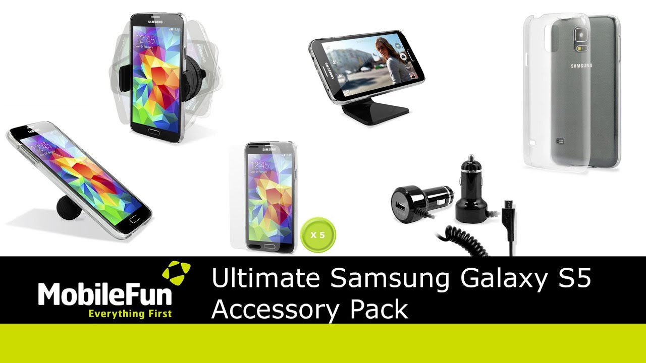 The Ultimate Samsung Galaxy S5 Accessory Pack