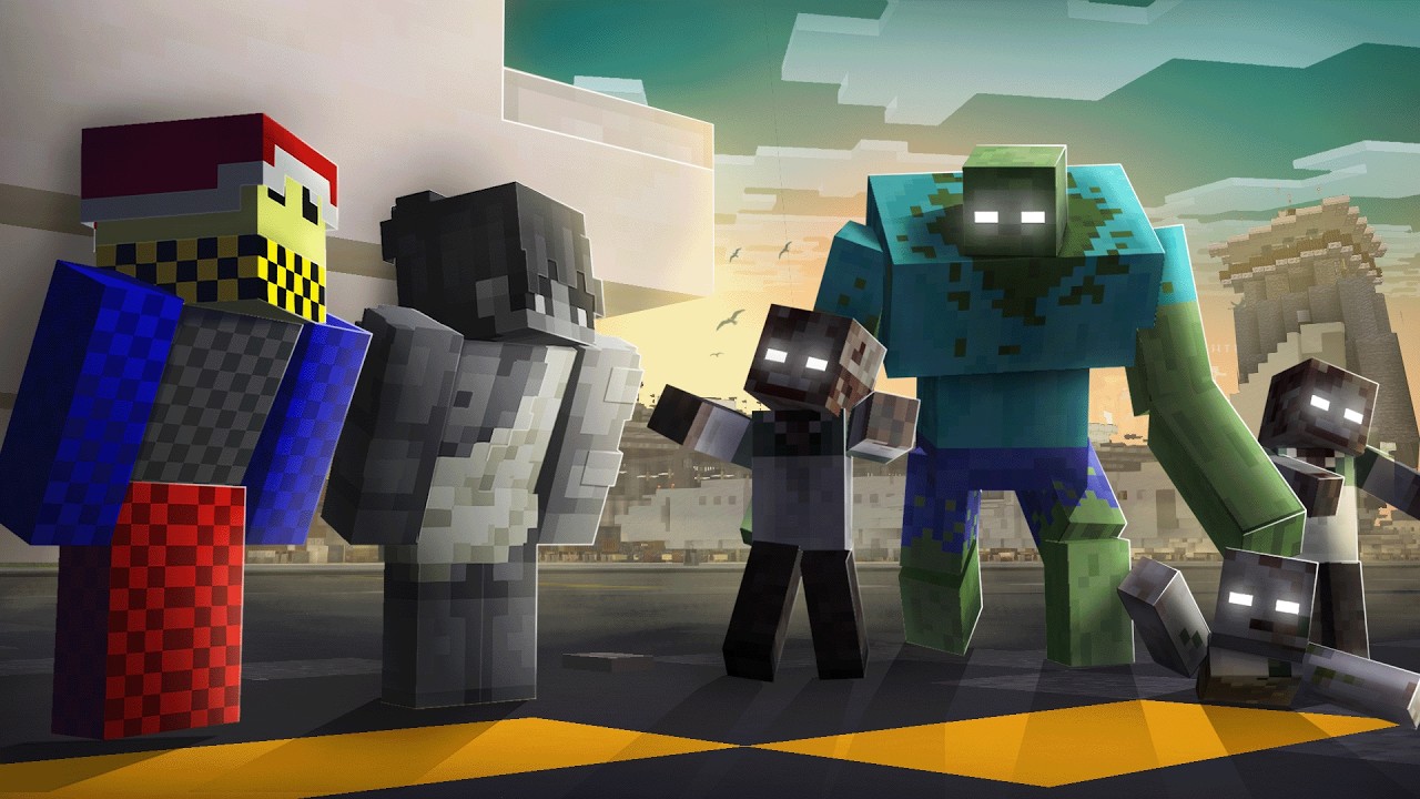 Surviving an Abandoned Airport in Hardcore Minecraft