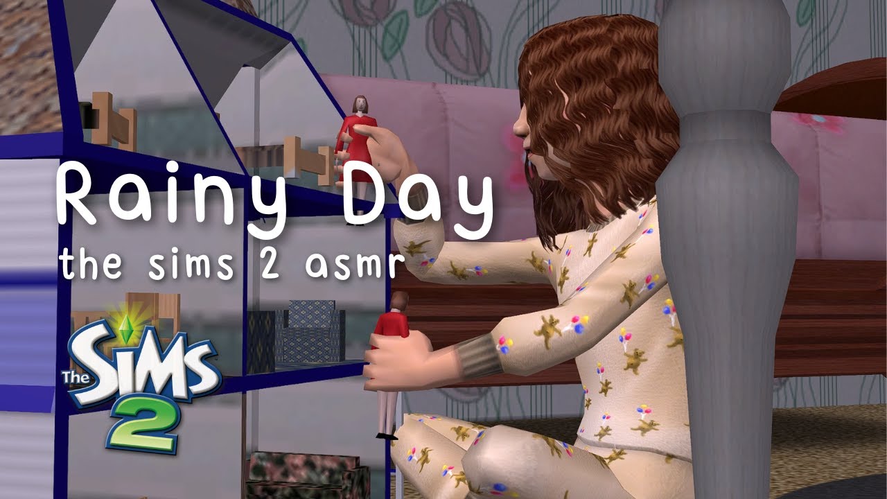 staying in on a rainy day 🌧️ the sims 2 cozy gameplay • no cc