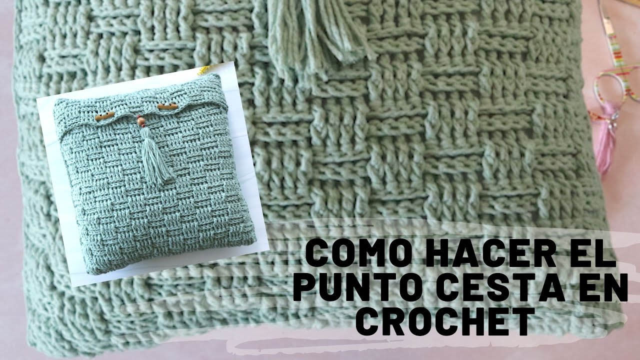 Punto Cesta o Punto Canasta. Basket stitch