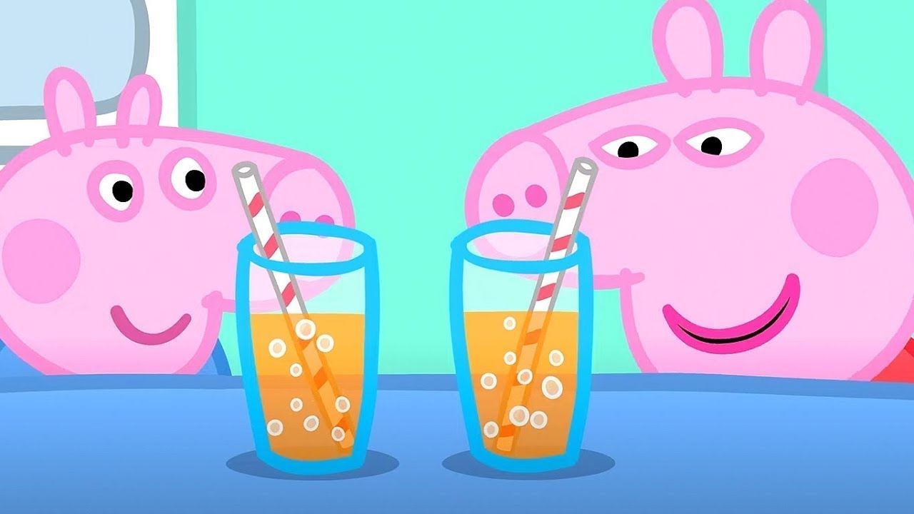 Peppa Pig Enjoying a Cold Drink | Peppa Pig Full Episodes | Cartoons for Kids