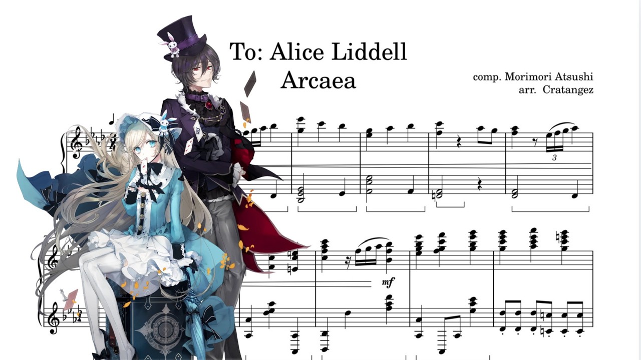 To: Alice Liddell | モリモリあつし【Arcaea Piano Cover】