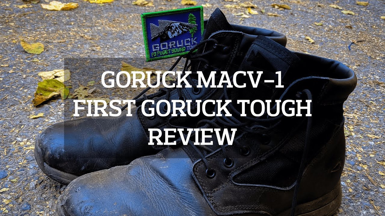 GORUCK MACV-1 Boots First GORUCK Tough Review
