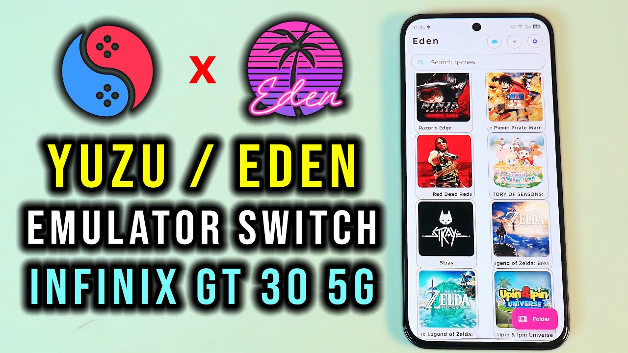Infinix GT 30 5G Test Yuzu Eden Emulator Nintendo Switch for Android Mediatek Dimensity 7400