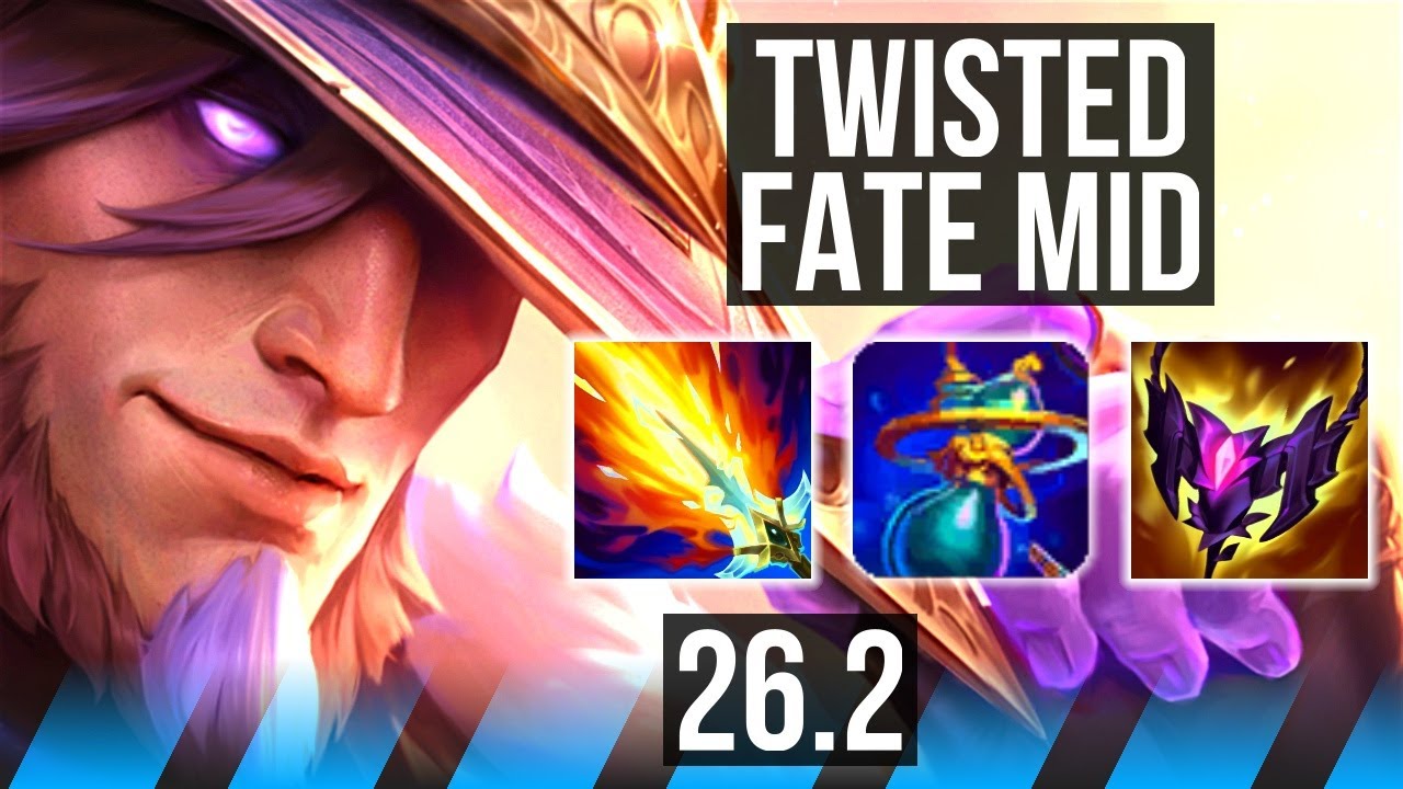 TWISTED FATE vs YASUO (MID) | NA Challenger | 26.2