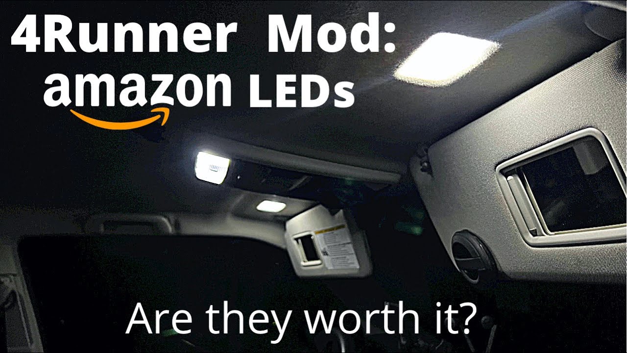 4Runner Mod: LEDs from Amazon for 4Runner Interior!