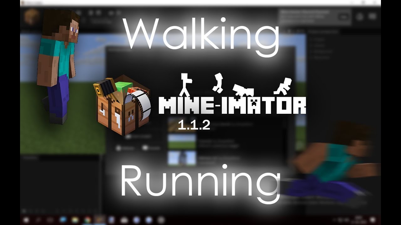 Учебное пособие по ходьбе и бегу Mine Imator ПОДРОБНО ОБЪЯСНЕНО!