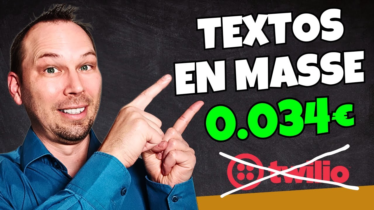 R&eacute;volution marketing : SMS de masse pas cher (oublie Twilio)