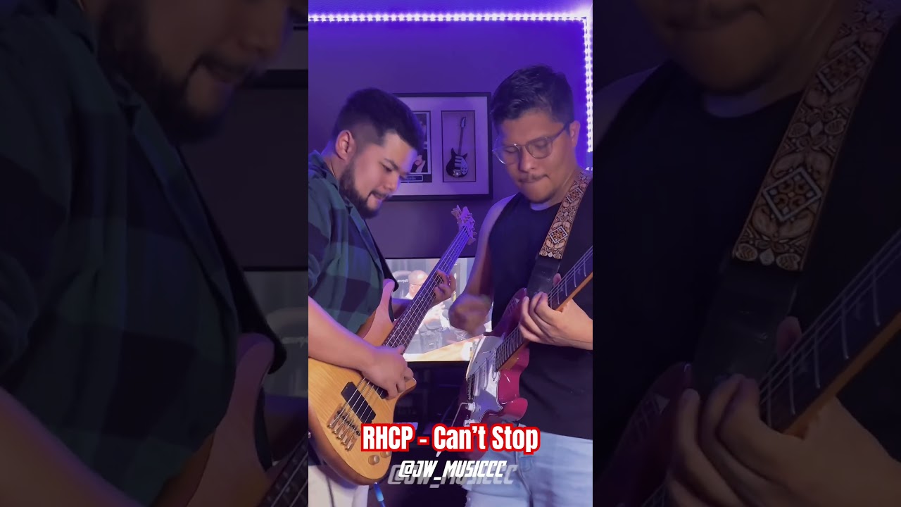 Can&rsquo;t Stop / RHCP #cover #coverbrasil #guitarcover #basscover  #redhotchilipeppers #cantstop