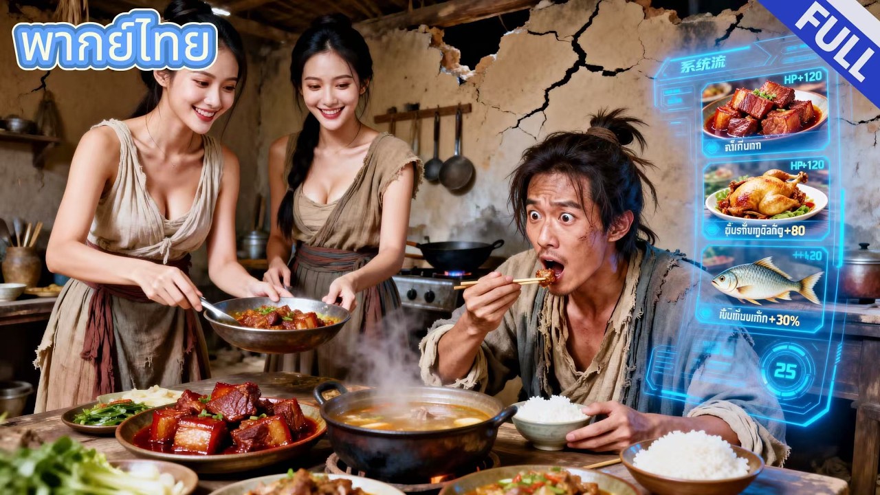 ชายหนุ่มย้อนยุคไปยุคอดอยาก ได้ระบบอาหารอเนกประสงค์ เลี้ยงกินทั้งหมู่บ้าน และได้สาวสวยทั้งหมู่บ้าน！