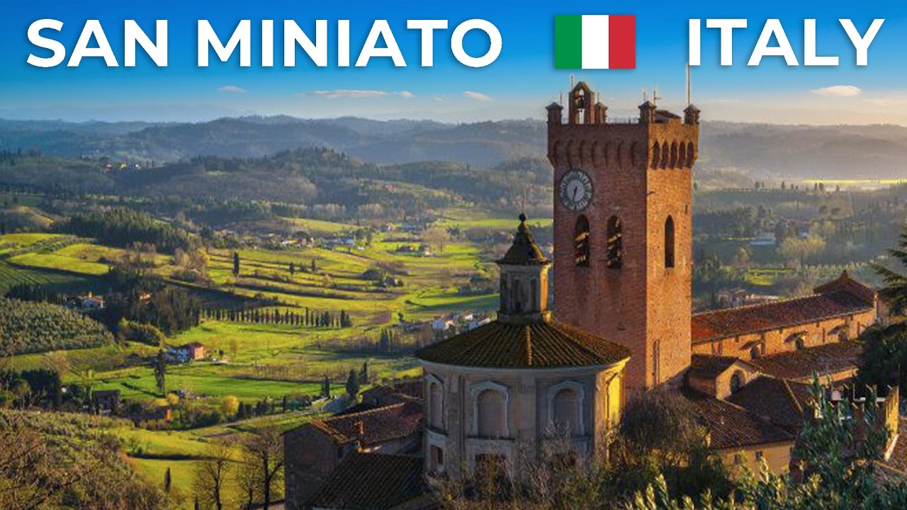 San Miniato, PISA, ITALY🇮🇹 Exploring a Medieval Village in Tuscany (Walking Tour 4K)