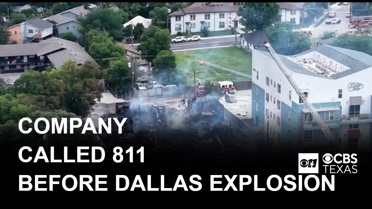 Company called 811 before work that caused natural gas leak, deadly Dallas apartment explosion