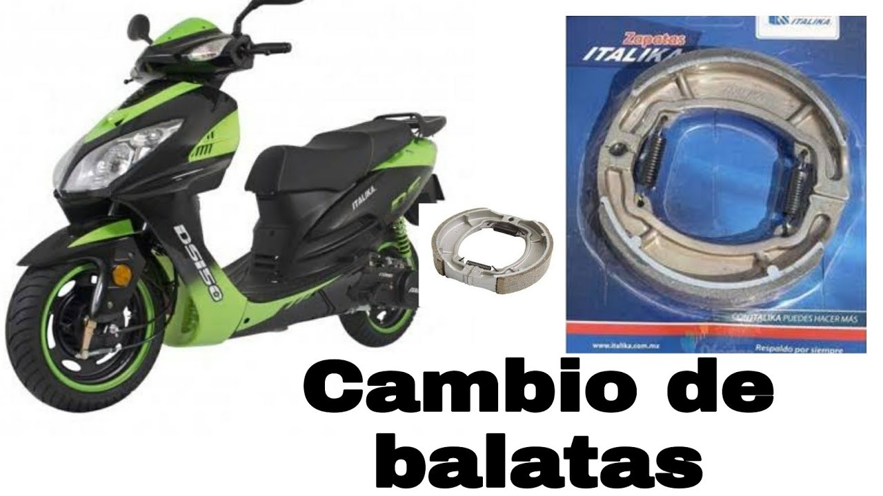 Cambio de balatas a Motoneta Italika!!!