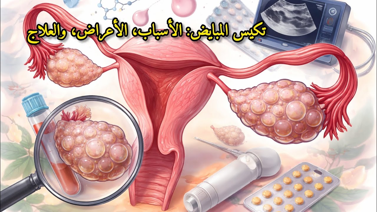 تكيس المبايض عند النساء: دليل شامل للصحة الإنجابية..