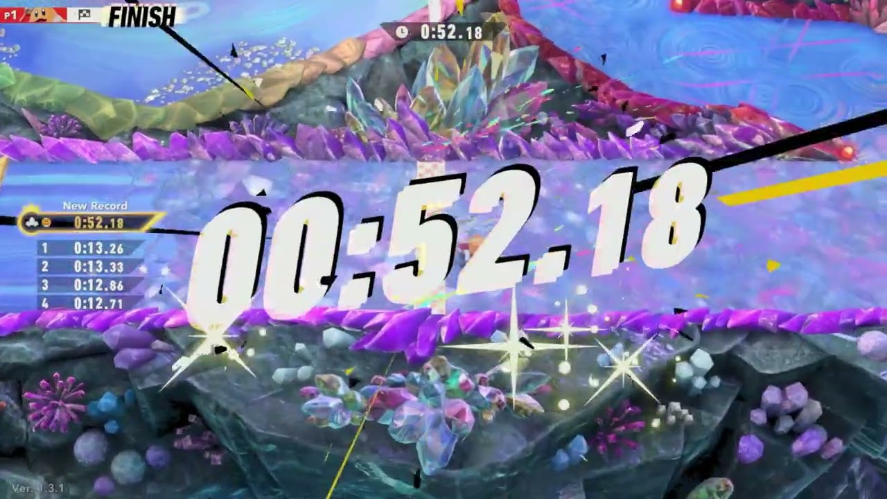 Kirby Air Riders - Top Ride Time Attack All Tracks with Chef Kawasaki