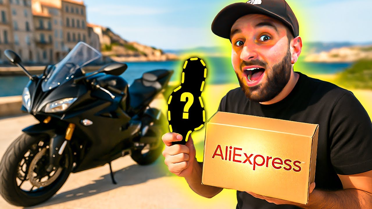 JE TESTE LES ACCESSOIRES MOTO DE ALIEXPRESS ! (le résultat est fou 🤯)