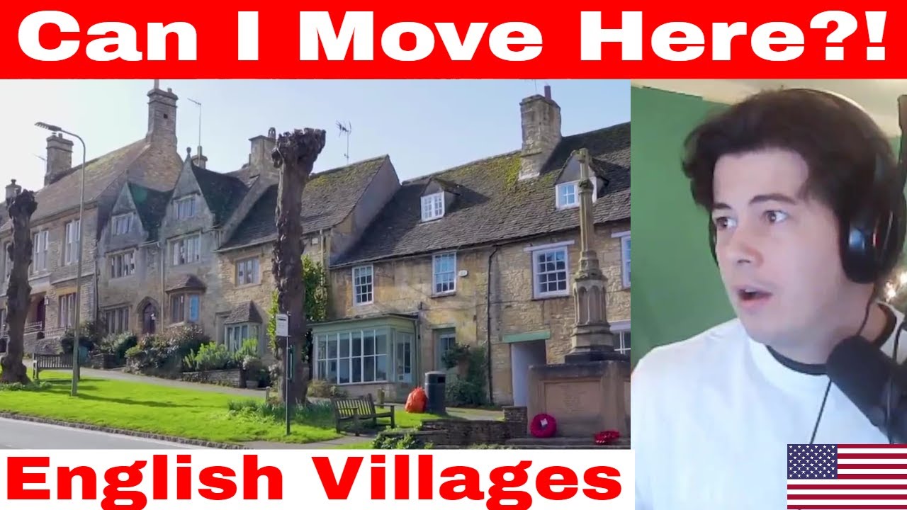 American Reacts The Most Beautiful ENGLISH villages in the COTSWOLDS - Part 1 | Memory Seekers