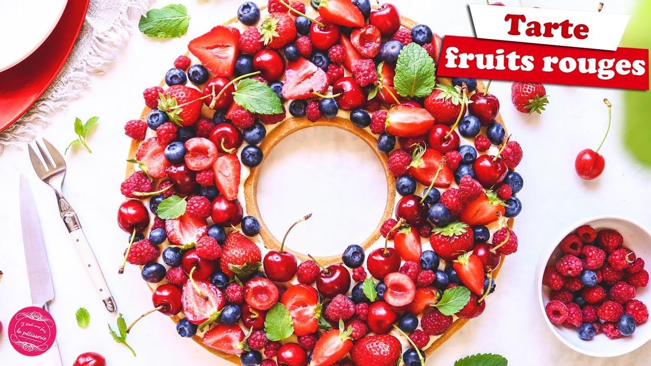 🍒 TARTE AUX FRUITS ROUGES 🍒
