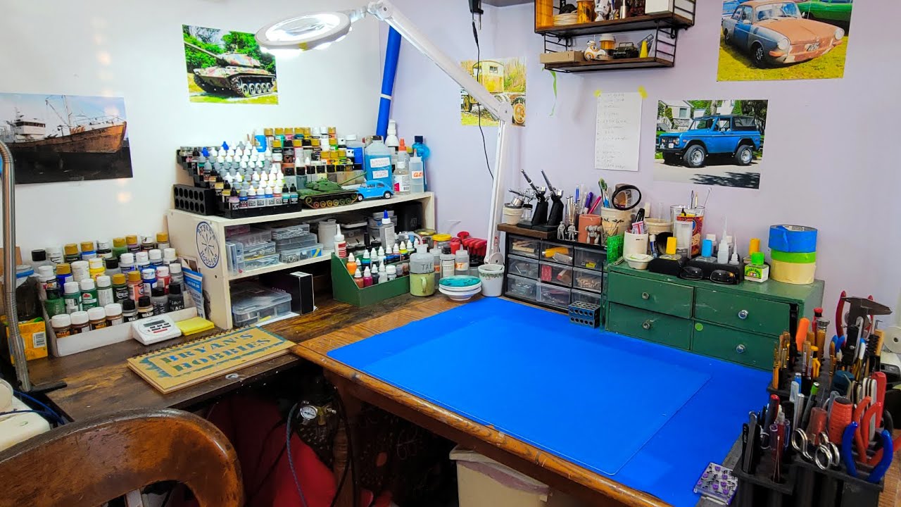 Work Bench Tour  of my Hobby Space